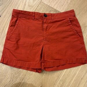 Banana Republic burnt orange chino shorts